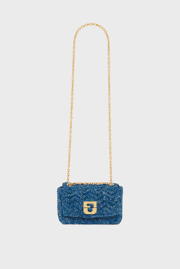 gerard darel Mini sac porté travers en raphia - LE MINI FANNY