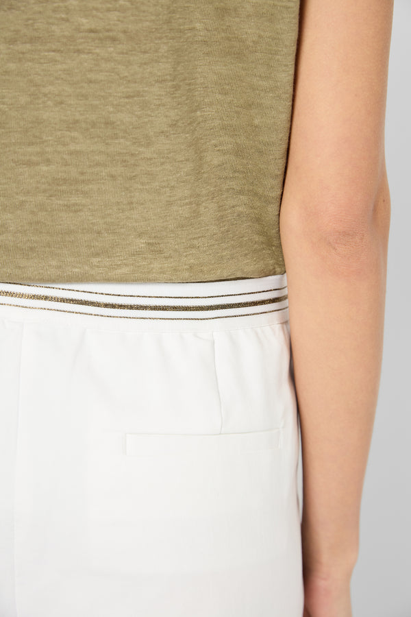 Gerard Darel Pantalon Droit élastiqué En Coton - LOUISE