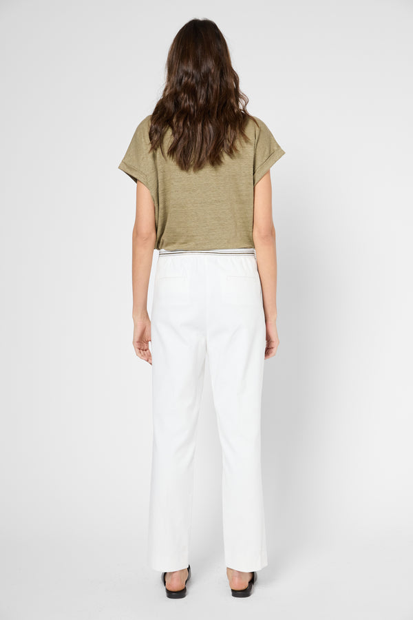 Gerard Darel Pantalon Droit élastiqué En Coton - LOUISE