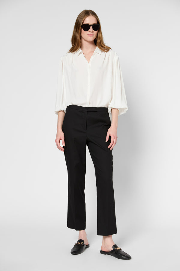 gerard darel Pantalon droit élastiqué en coton - LOUISE