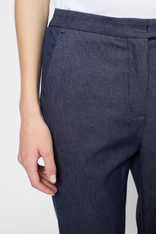 Gerard Darel Pantalon Droit élastiqué En Denim - LYLA