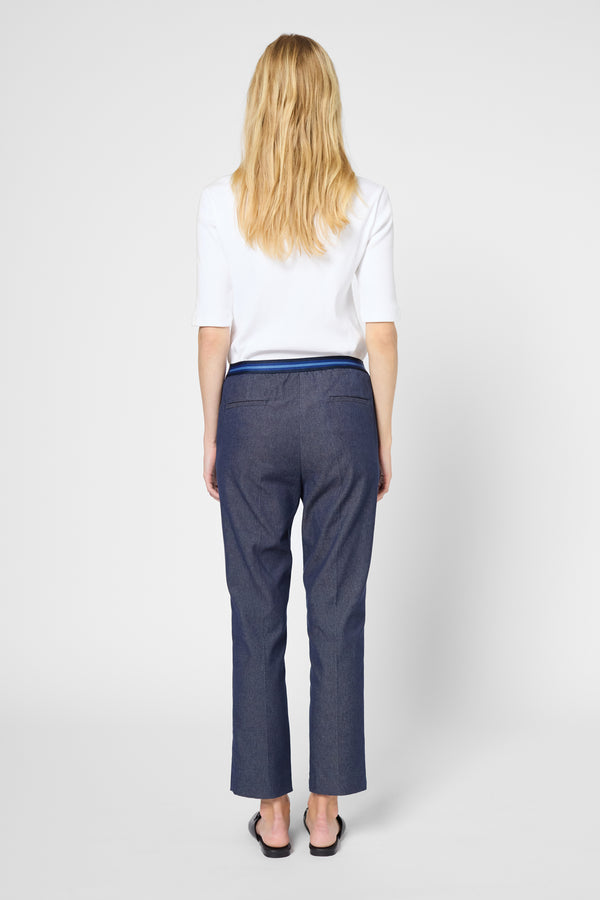 Gerard Darel Pantalon Droit élastiqué En Denim - LYLA