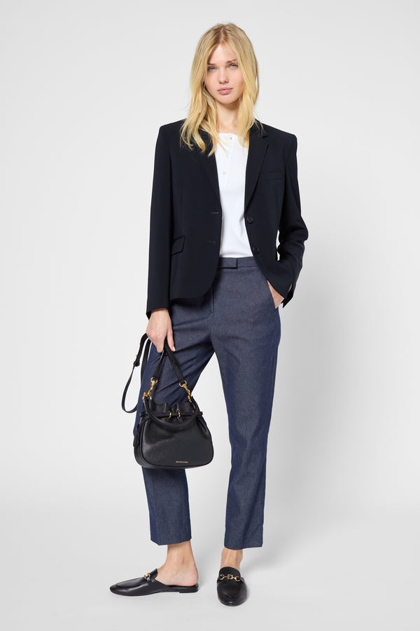 gerard darel Pantalon droit élastiqué en denim - LYLA