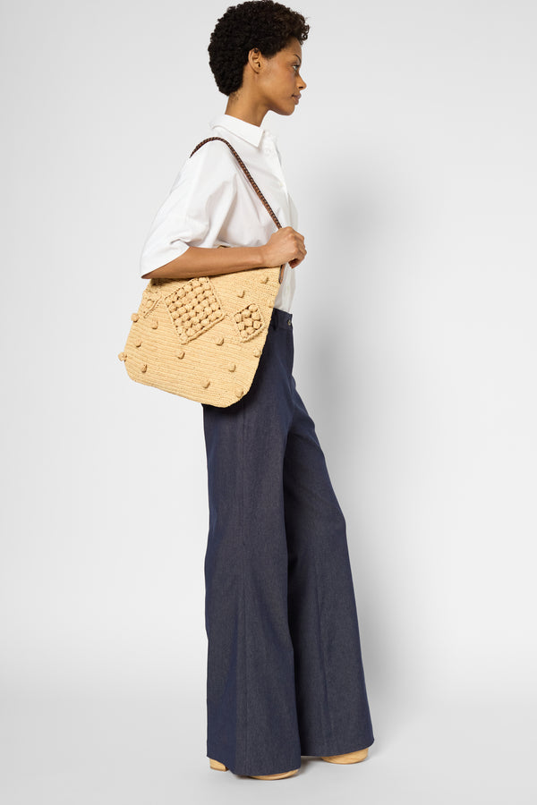 Gerard Darel Pantalon Flare Esprit Denim Brut - LYDRA