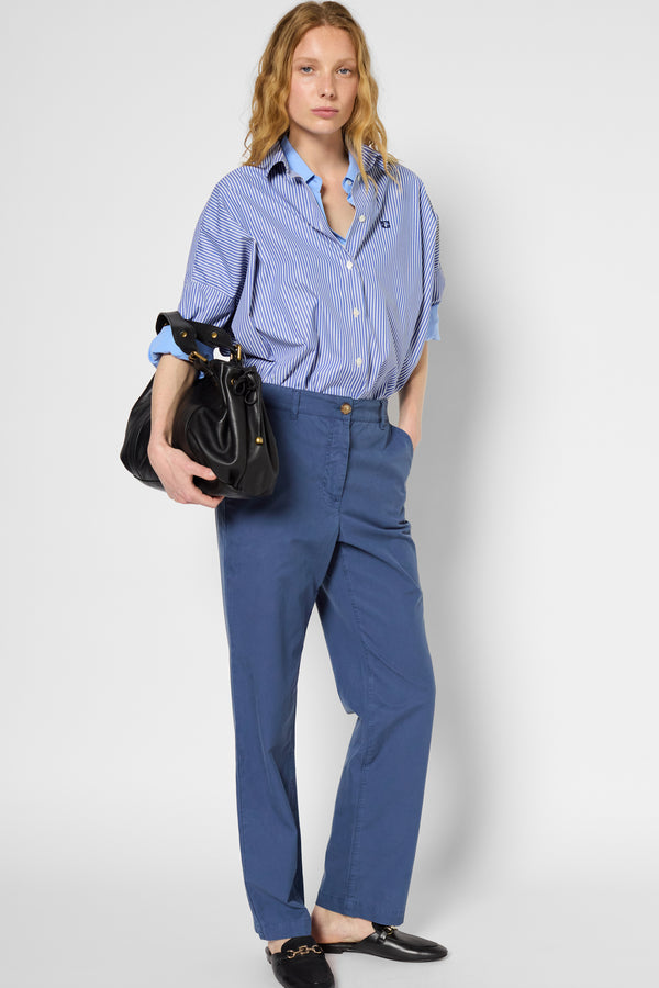 Gerard Darel Pantalon Large En Lin Et Lyocell - LAURETTE