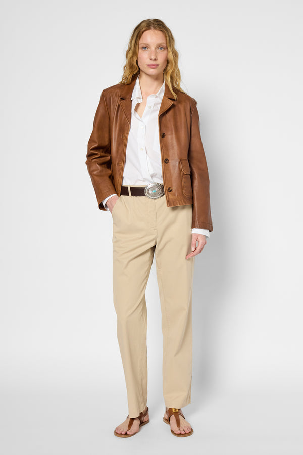 gerard darel Pantalon large en lin et lyocell - LAURETTE