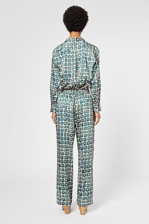 Gerard Darel Pantalon Large Imprimé Géométrique - LARISA