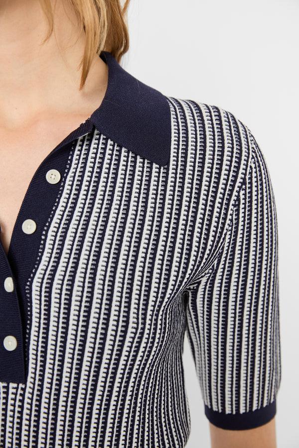 Gerard Darel Polo Bicolore à Manches Courtes - JARELLE