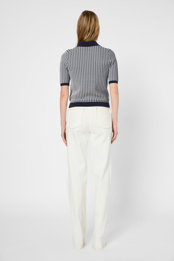 Gerard Darel Polo Bicolore à Manches Courtes - JARELLE