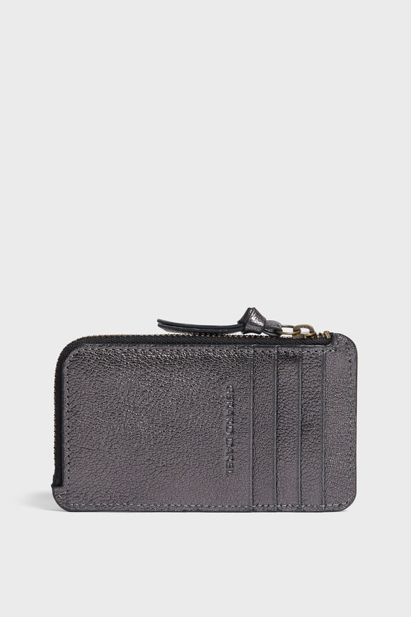 gerard darel Porte carte en cuir métallisé - LE CARDHOLDER