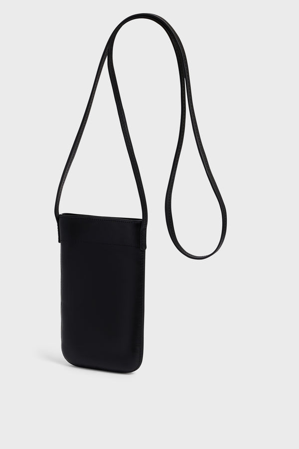 Gerard Darel Porte Téléphone En Cuir Effet Froissé - LADYPHONE