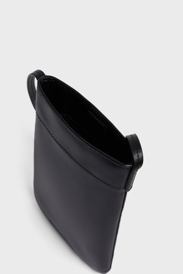 Gerard Darel Porte Téléphone En Cuir Effet Froissé - LADYPHONE