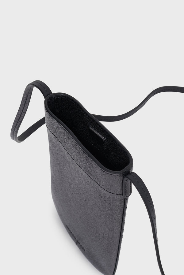 Gerard Darel Porte Téléphone En Cuir Métallique - LADYPHONE