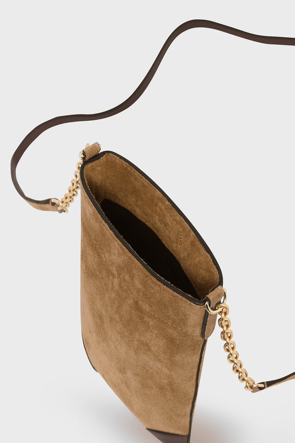 Gerard Darel Porte Téléphone En Cuir Velours - LE CHARLOTTE PHONE