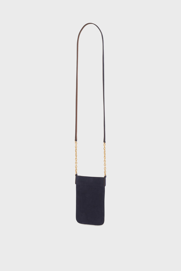 Gerard Darel Porte Téléphone En Cuir Velours - LE CHARLOTTE PHONE