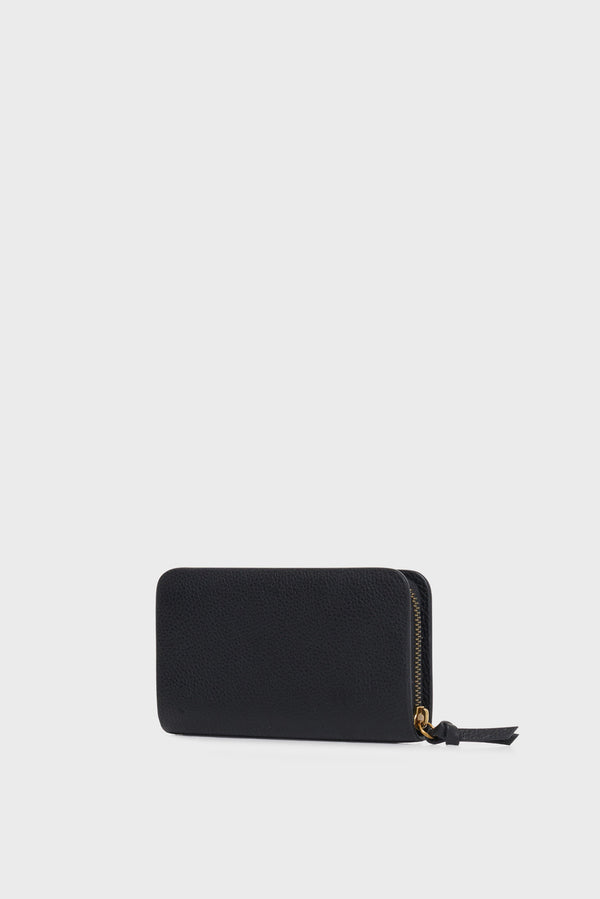 Gerard Darel Portefeuille En Cuir Grainé Intérieur Métallisé- WALLET