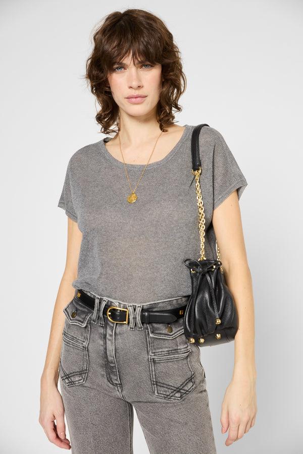 gerard darel Pull à col rond en maille irisée - JAMILA