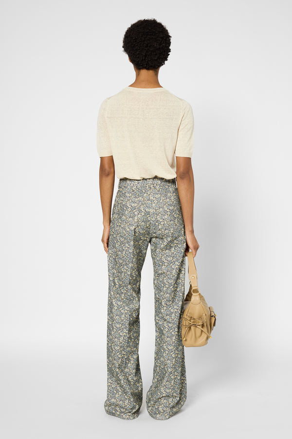 Gerard Darel Pull à Manches Courtes En Lin Mélangé - JAMY