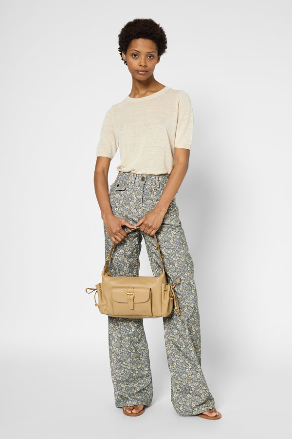 gerard darel Pull à manches courtes en lin mélangé - JAMY