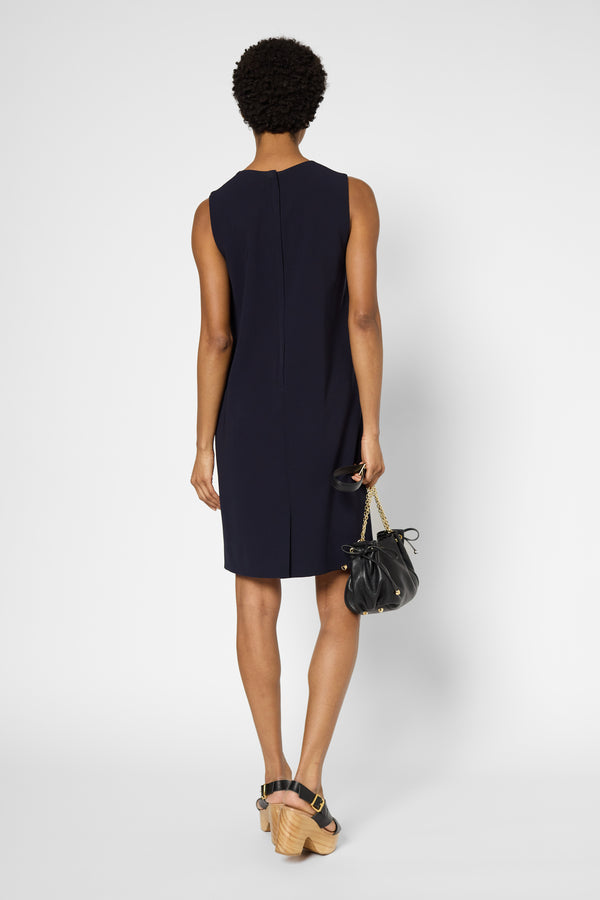 Gerard Darel Robe Courte Et Droite Sans Manche - PAMELA