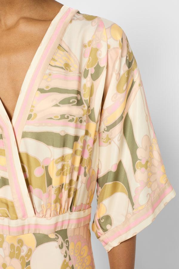 Gerard Darel Robe Longue Cintrée Imprimé Foulard - PERRINE
