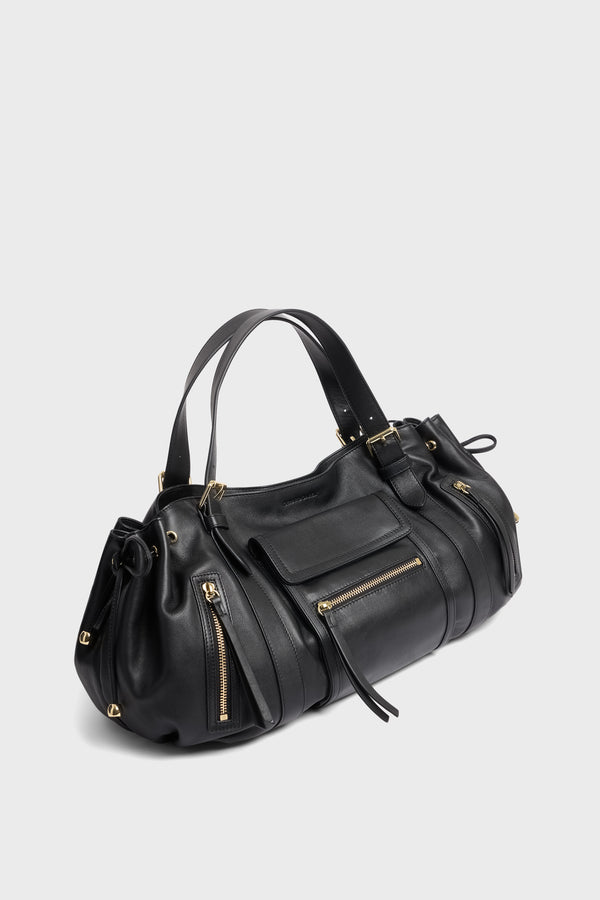 Gerard Darel Sac à Main En Cuir Avec Poches Zippées - ST GERMAIN