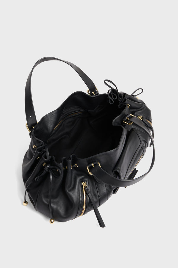 Gerard Darel Sac à Main En Cuir Avec Poches Zippées - ST GERMAIN