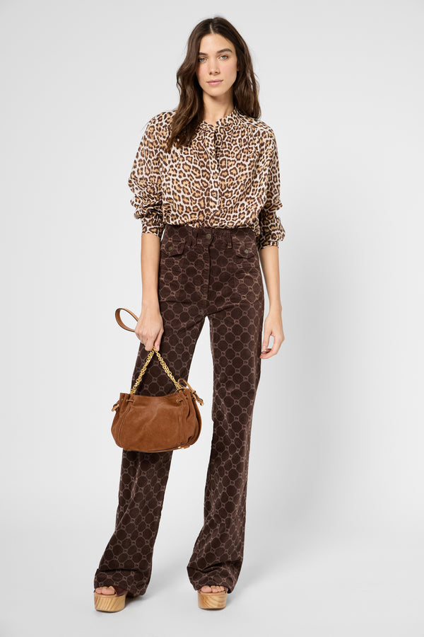 Gerard Darel Sac Bandoulière En Cuir Velours - LE MINI 24