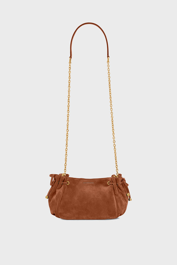 gerard darel Sac bandoulière en cuir velours - LE MINI 24