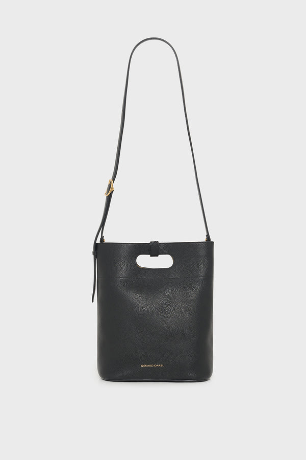 gerard darel Sac seau en cuir intérieur métallisé - AVA