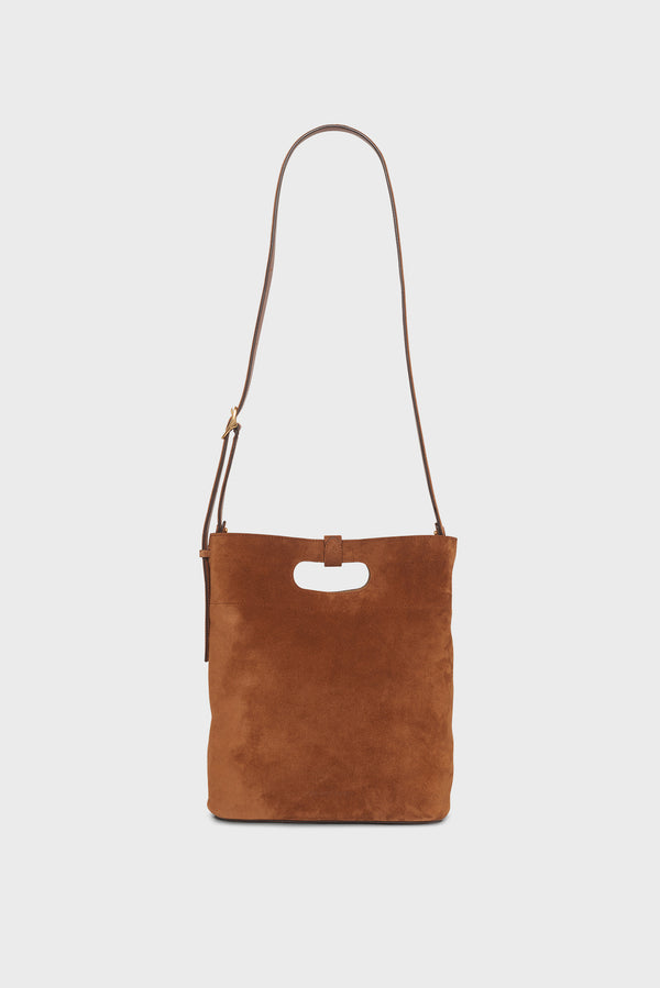 gerard darel Sac seau en cuir velours intérieur métallisé - AVA