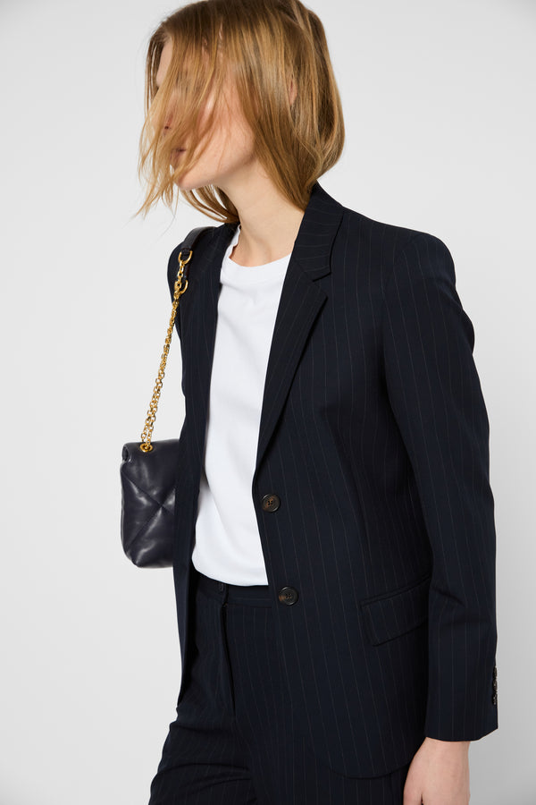 Gerard Darel Veste De Tailleur à Fines Rayures - RABY