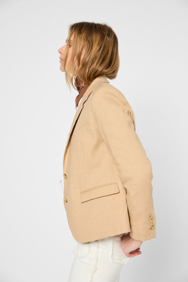 Gerard Darel Veste De Tailleur En Lin Et Coton - RAPHIE