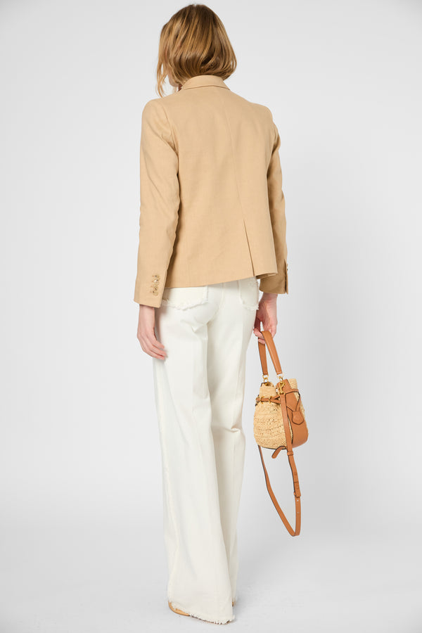 Gerard Darel Veste De Tailleur En Lin Et Coton - RAPHIE