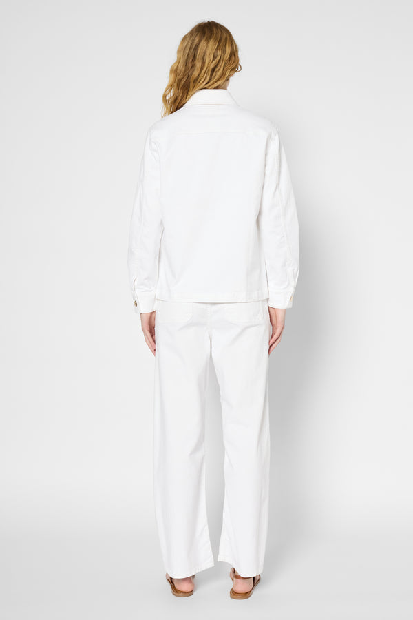 Gerard Darel Veste Droite En Denim à Boutons Dorés - RUBIA