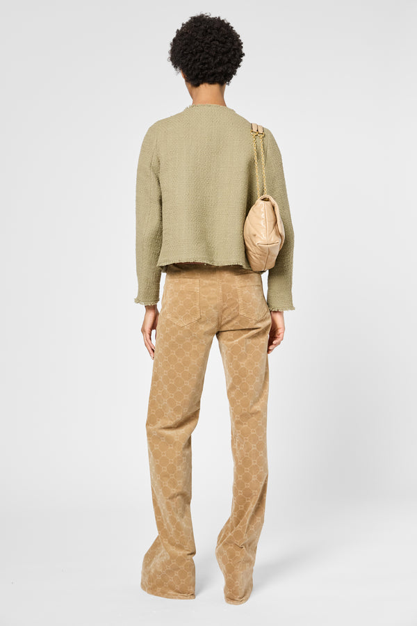 Gerard Darel Veste En Tweed Et Boutons Dorés - RODINA