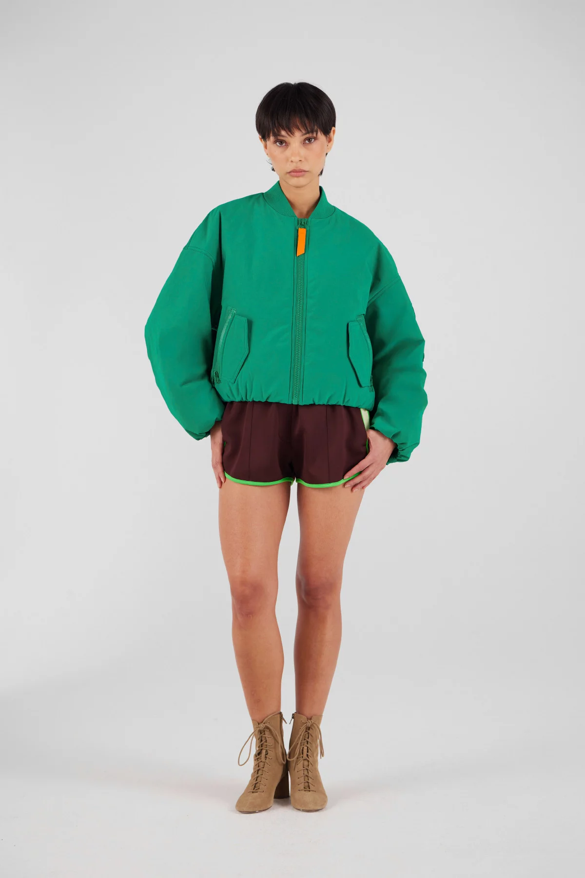 gertrude gaston Bomber court aux manches amples Suni