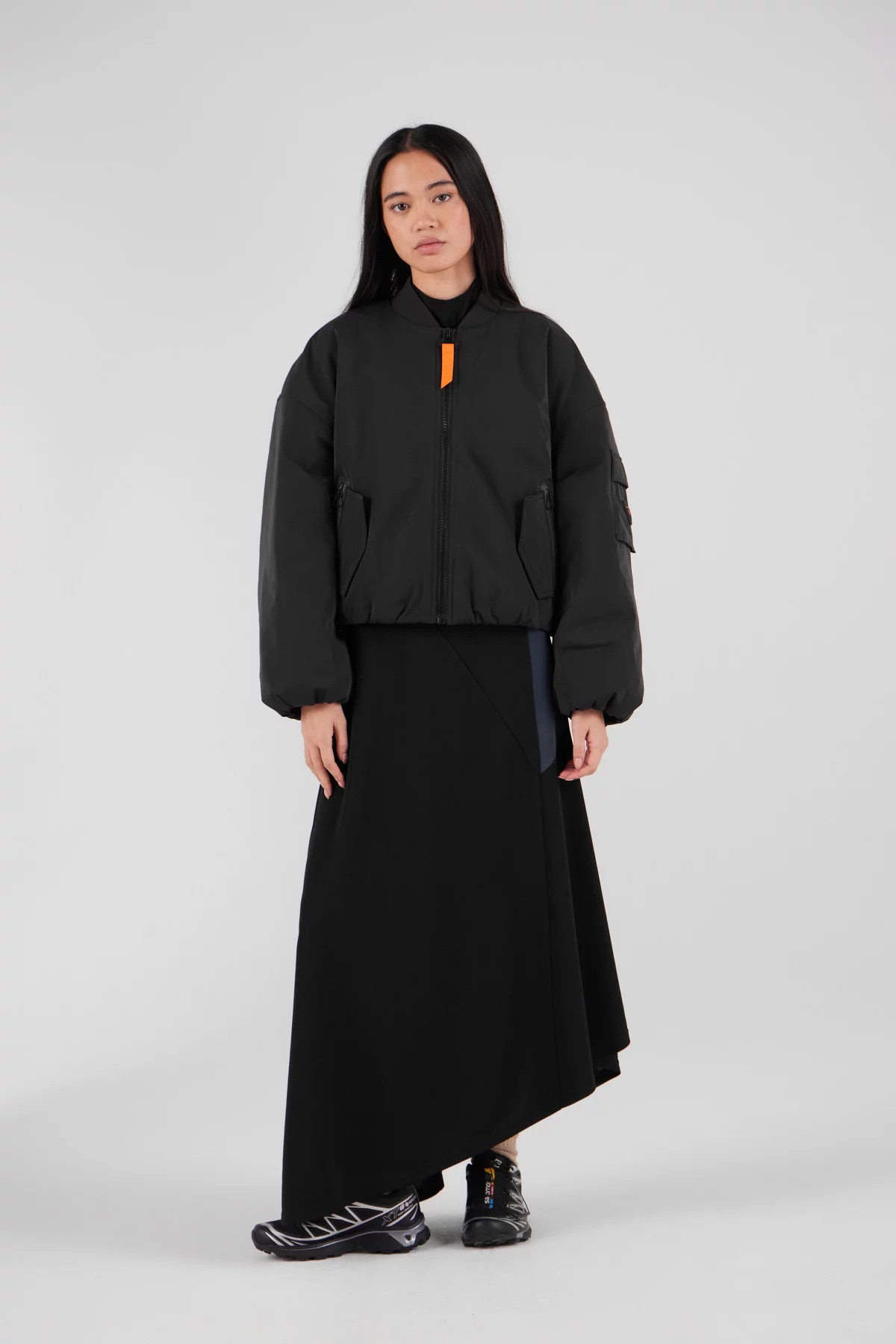 gertrude gaston Bomber court aux manches amples Suni