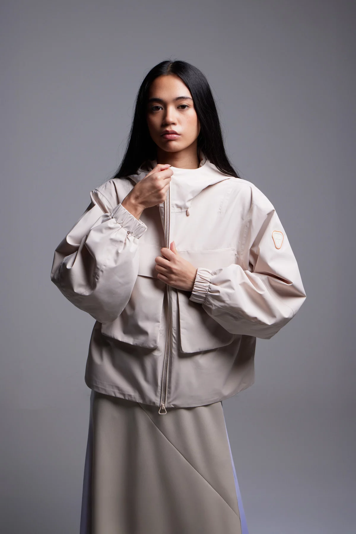 gertrude gaston Coupe-vent avec poches appliquées Chimene