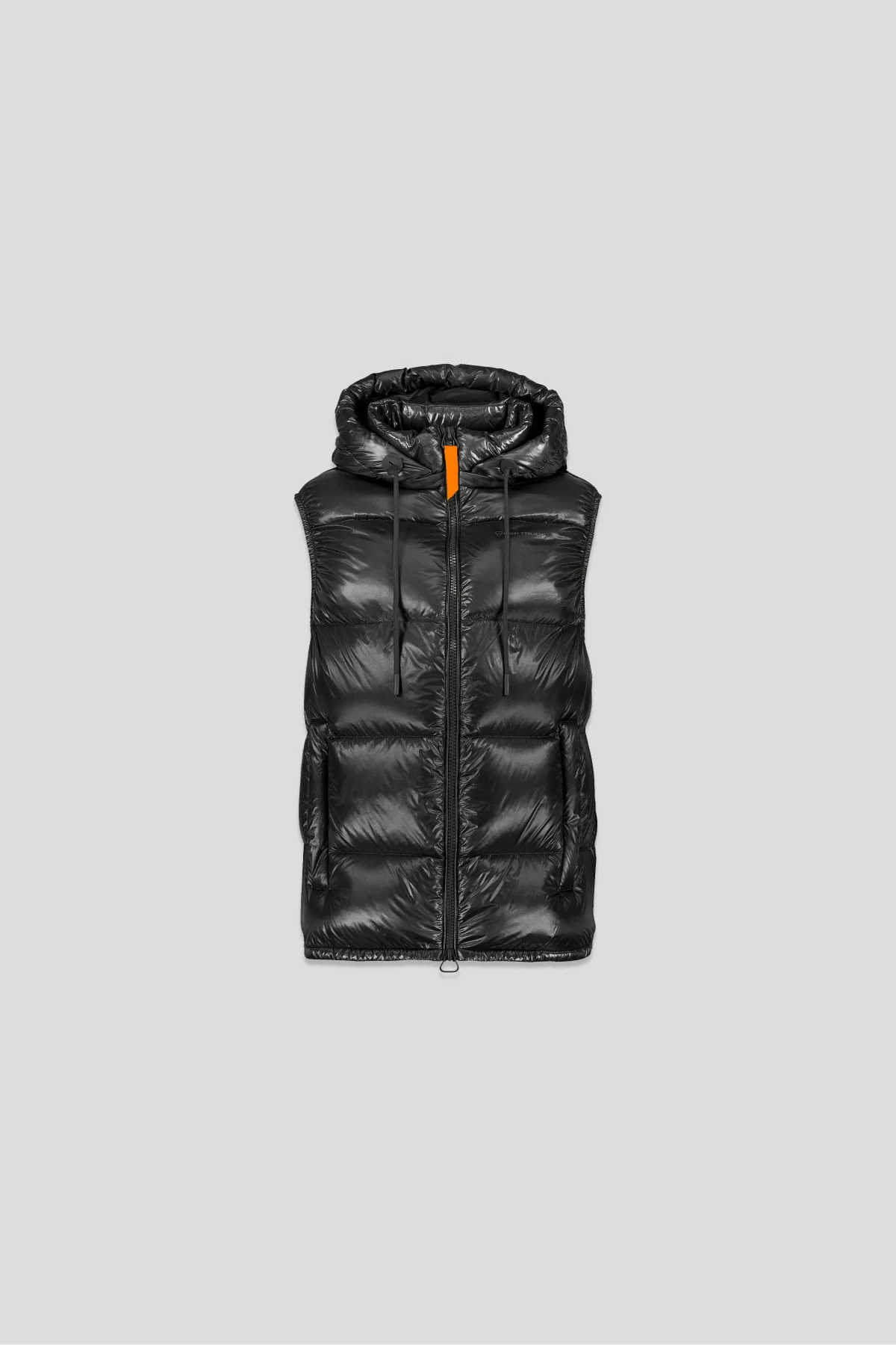 gertrude gaston Doudoune sans manche en nylon brillant Little Cesar