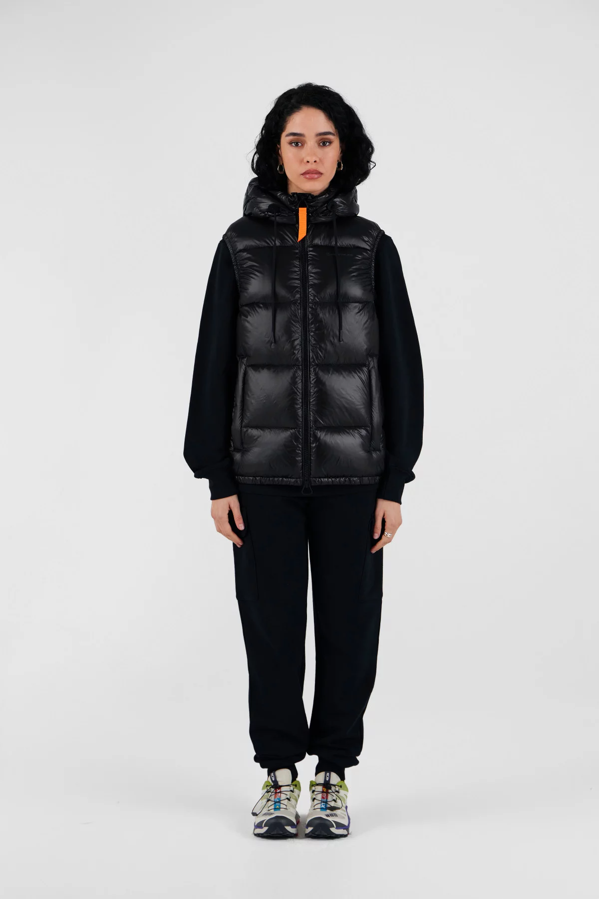 Gertrude Gaston Doudoune Sans Manches En Nylon Brillant Cesar