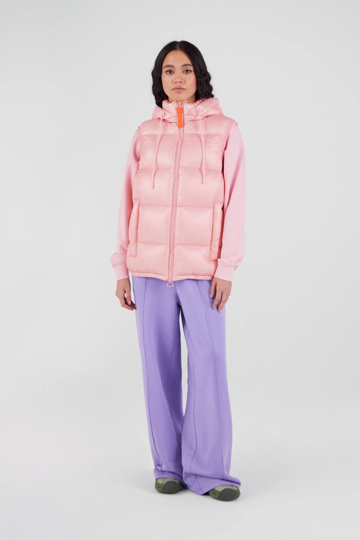Gertrude Gaston Doudoune Sans Manches En Nylon Brillant Cesar