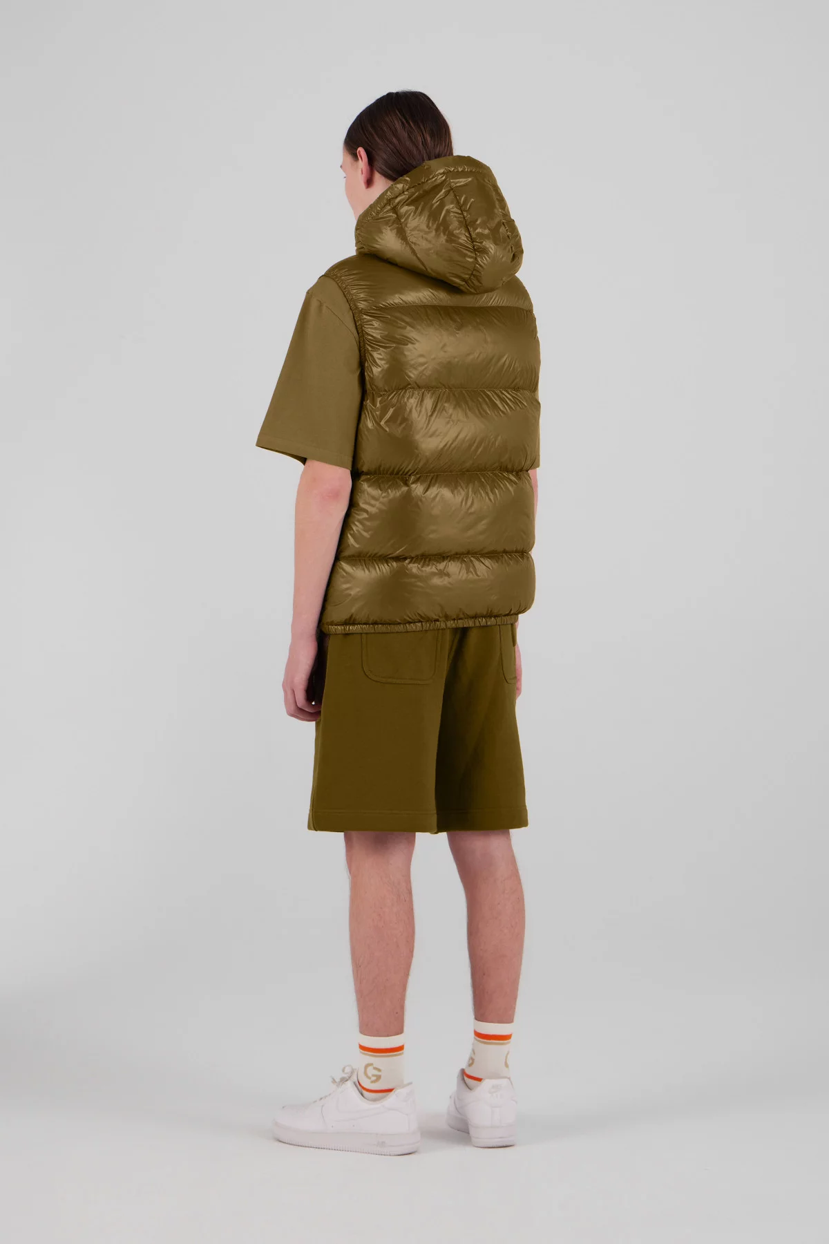 Gertrude Gaston Doudoune Sans Manches En Nylon Brillant Cesar