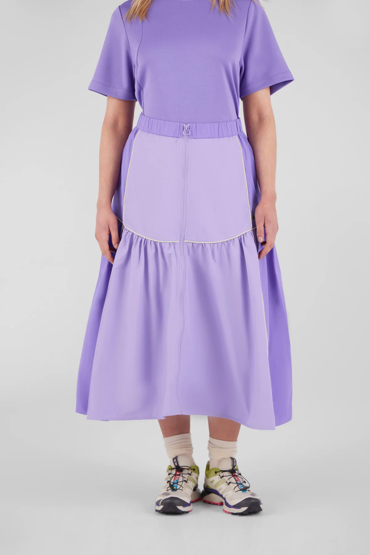 Gertrude Gaston Jupe Longue Bicolore Judith