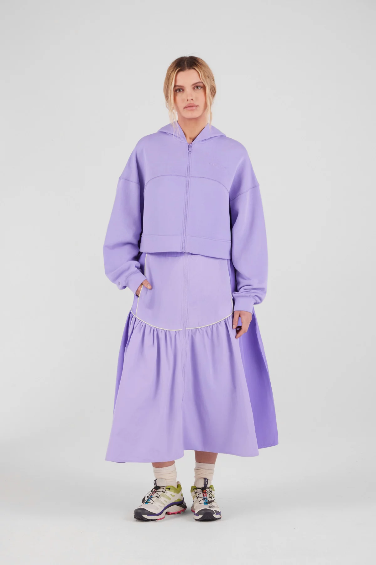 gertrude gaston Jupe longue bicolore Judith