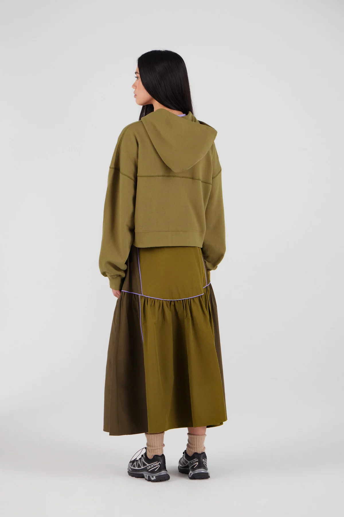 Gertrude Gaston Jupe Longue Bicolore Judith
