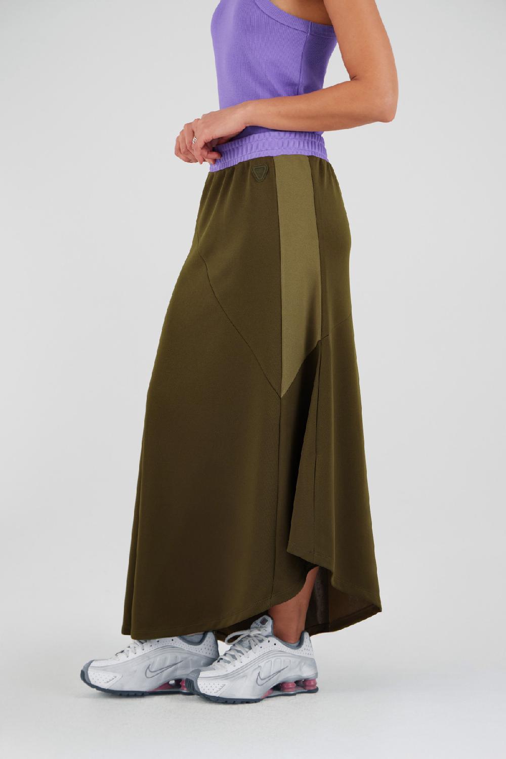 Gertrude Gaston Jupe Midi En Maille Fan