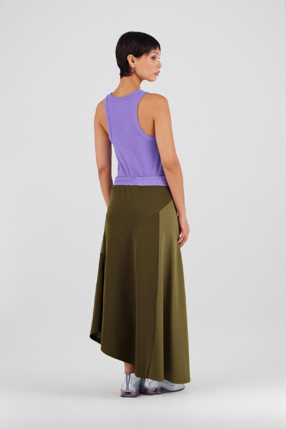 Gertrude Gaston Jupe Midi En Maille Fan