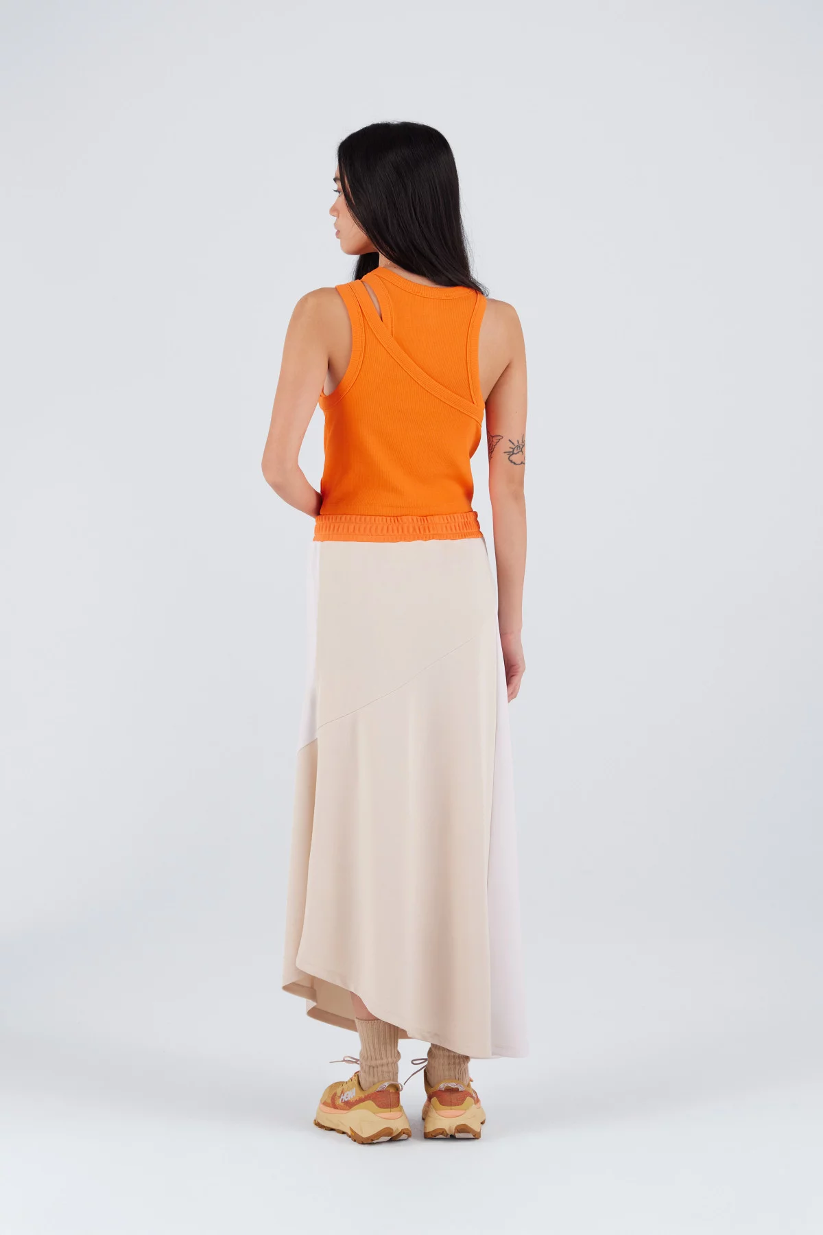 Gertrude Gaston Jupe Midi En Maille Fan