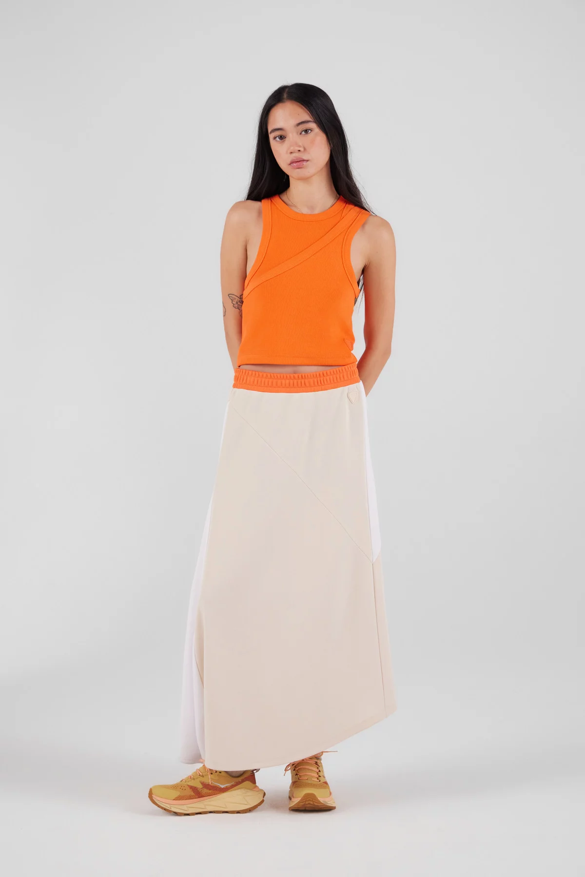 gertrude gaston Jupe midi en maille Fan